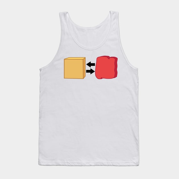 Wow, It's Strange That Blocky & Woody Swap Places Today. Tank Top by Baddy's Shop